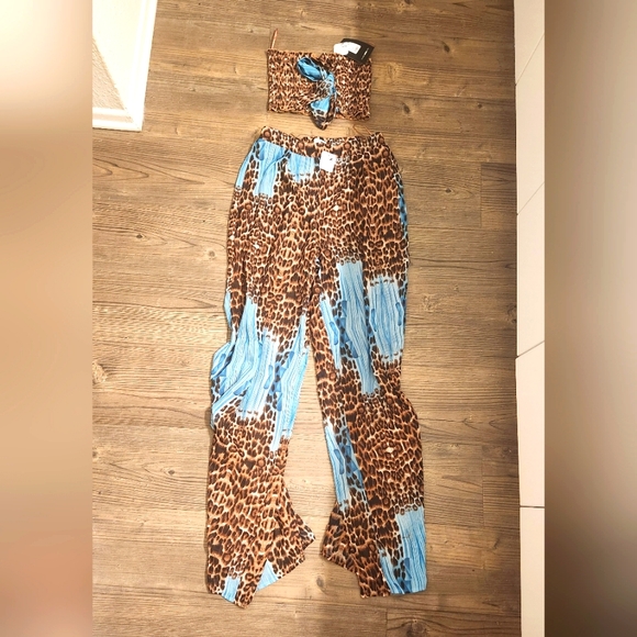 Matching Set Fashion Nova Leopard print - Picture 1 of 4